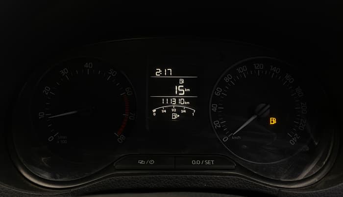 2018 Skoda Rapid AMBITION 1.6 MPI MT, Petrol, Manual, 1,11,306 km, Odometer Image