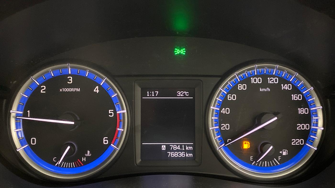 2016 Maruti S Cross ZETA 1.3, Diesel, Manual, 76,836 km, Odometer Image