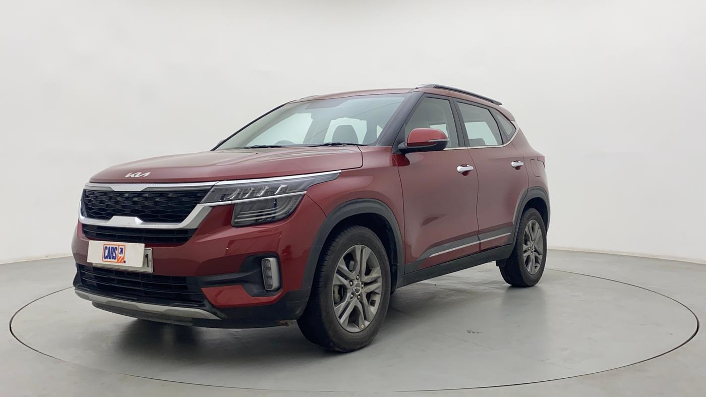 2021 KIA SELTOS HTX 1.5 PETROL, Petrol, Manual, 14,584 km, Left Front Diagonal