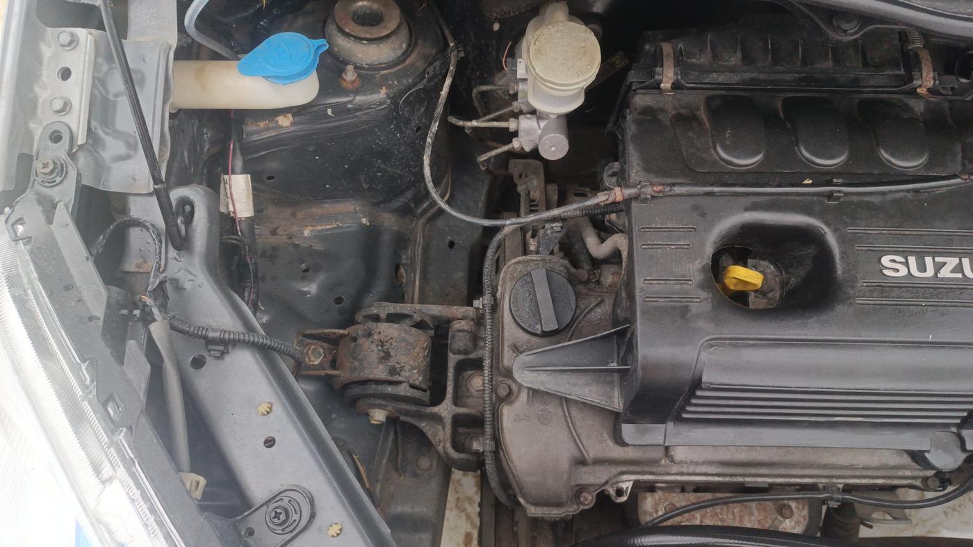 2013 Maruti Wagon R 1.0 VXI, Petrol, Manual, 69,184 km, Engine View - Right