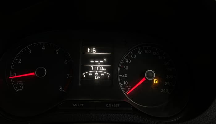 2015 Volkswagen Polo TRENDLINE 1.2L PETROL, Petrol, Manual, 71,162 km, Odometer Image