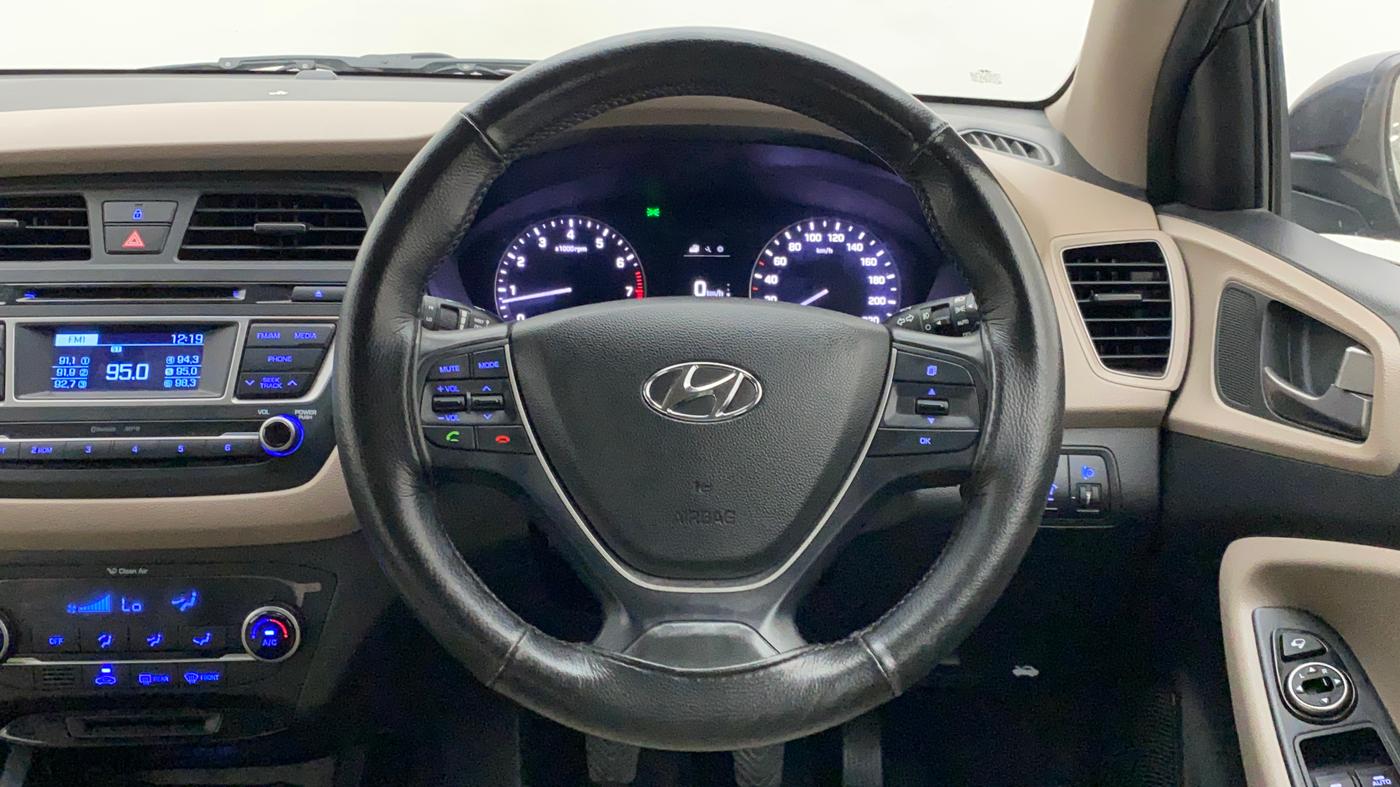 2015 Hyundai Elite i20 ASTA 1.2, Petrol, Manual, 20,632 km, Steering Wheel Close Up