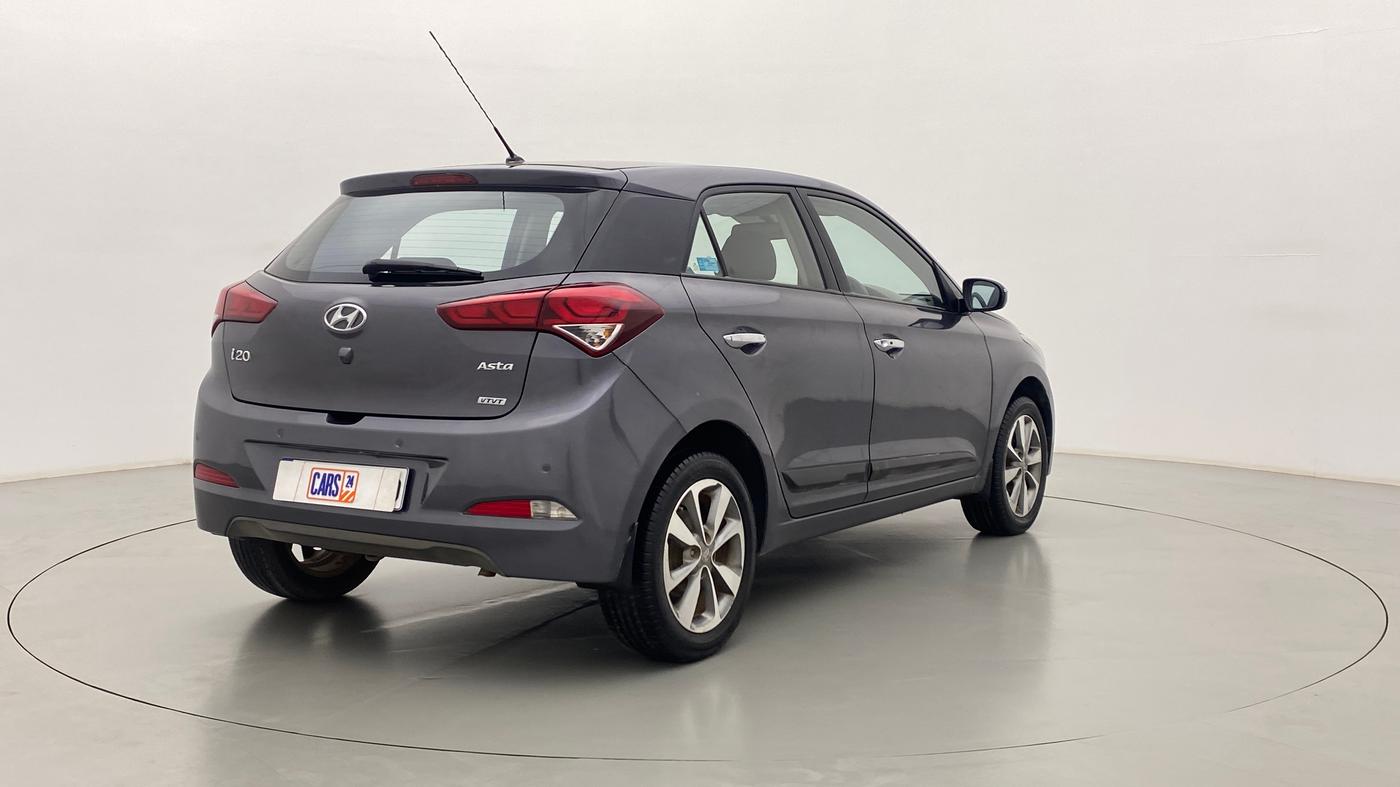 2014 Hyundai Elite i20 ASTA 1.2, Petrol, Manual, 99,605 km, Right Back Diagonal