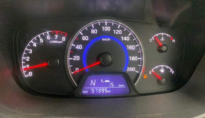 2015 Hyundai Grand i10 ASTA AT 1.2 KAPPA VTVT, Petrol, Automatic, 57,352 km, Odometer Image