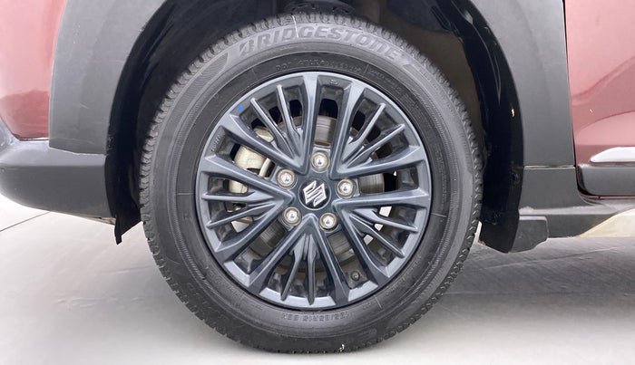 2021 Maruti XL6 ALPHA AT SHVS, Petrol, Automatic, 17,341 km, Left Front Wheel