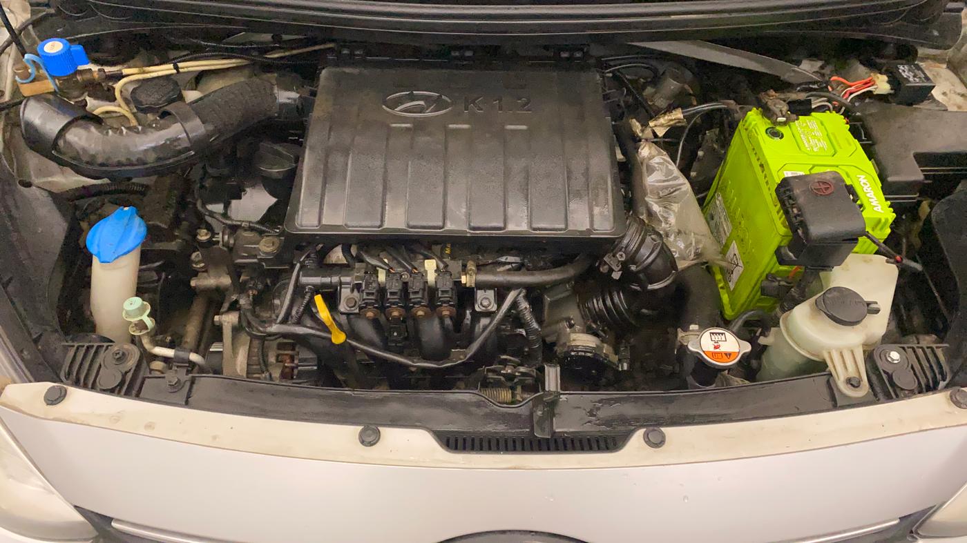 2015 Hyundai Xcent S 1.2, CNG, Manual, 50 km, Engine View