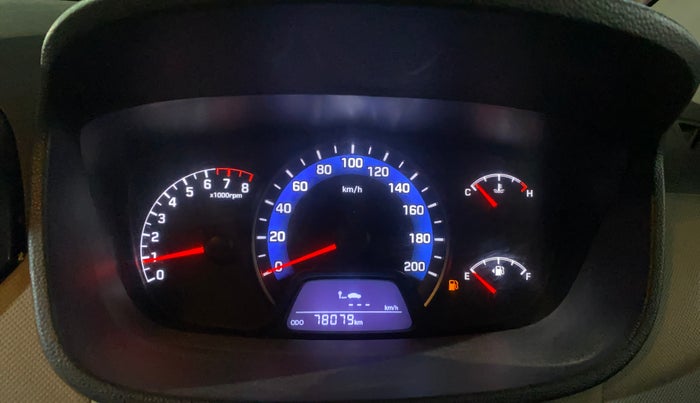 2015 Hyundai Xcent S 1.2, CNG, Manual, 78,071 km, Odometer Image