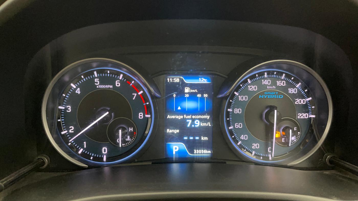 2022 Maruti Ertiga ZXI+ AT SHVS, Petrol, Automatic, 33,804 km, Odometer Image