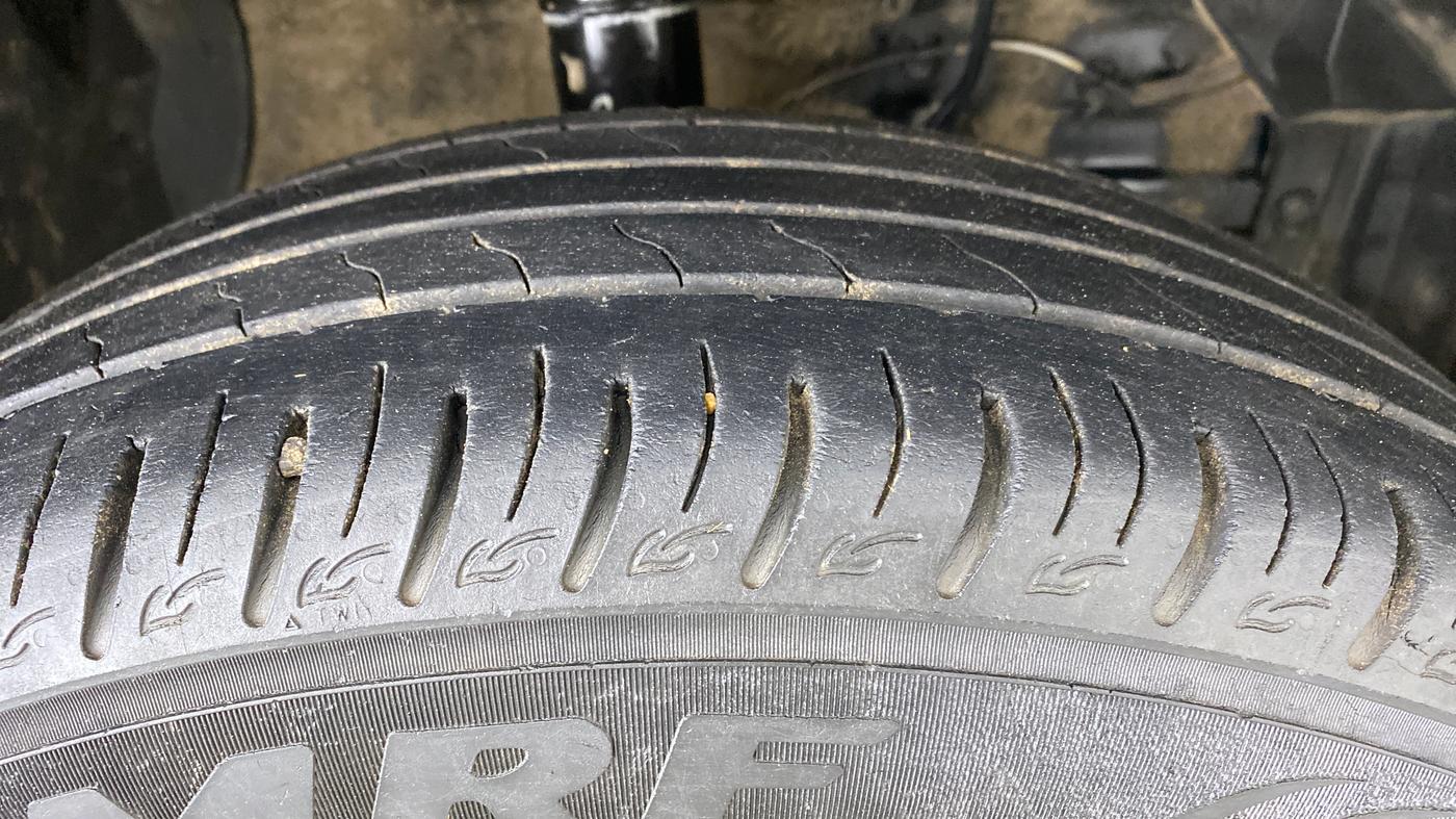 2020 Maruti Vitara Brezza VXI, Petrol, Manual, 53,238 km, Right Front Tyre Tread