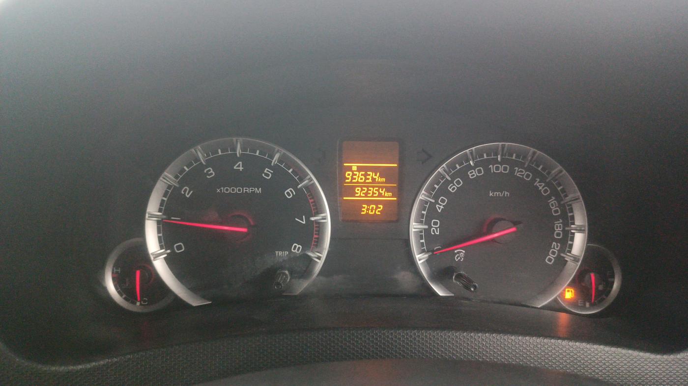 2015 Maruti Swift VXI, Petrol, Manual, 92,353 km, Odometer Image
