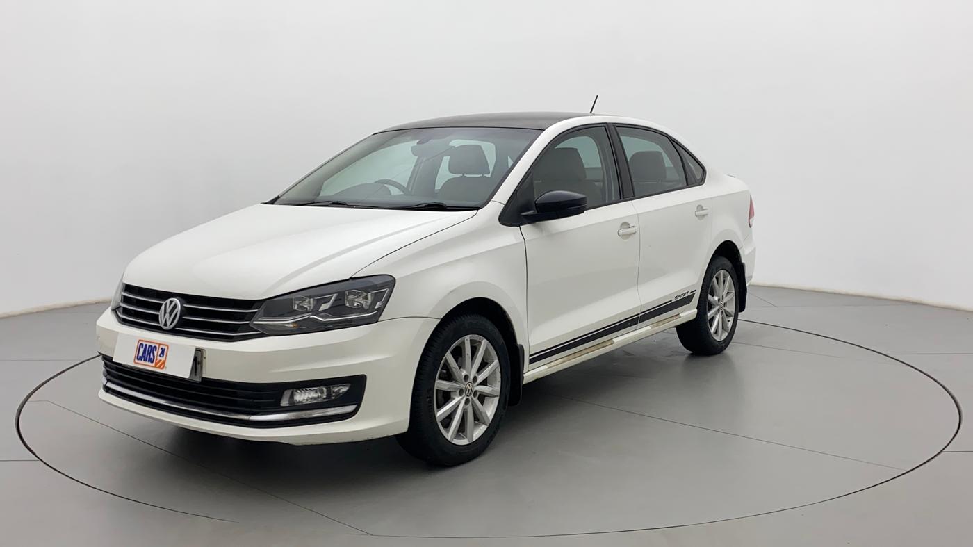 2018 Volkswagen Vento HIGHLINE PLUS 1.2 AT 16 ALLOY, Petrol, Automatic, 30,593 km, Left Front Diagonal