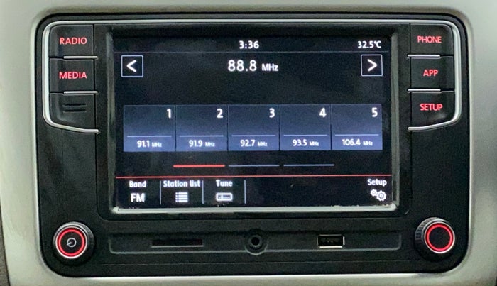 2018 Volkswagen Vento HIGHLINE PLUS 1.2 AT 16 ALLOY, Petrol, Automatic, 30,593 km, Infotainment System