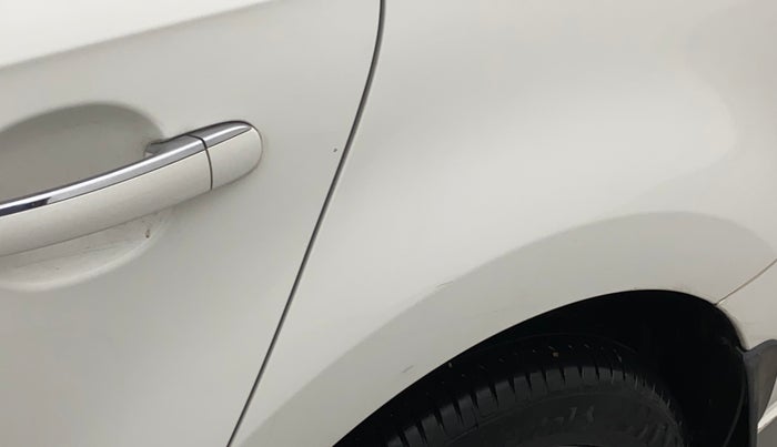 2018 Volkswagen Vento HIGHLINE PLUS 1.2 AT 16 ALLOY, Petrol, Automatic, 30,593 km, Left quarter panel - Slightly dented