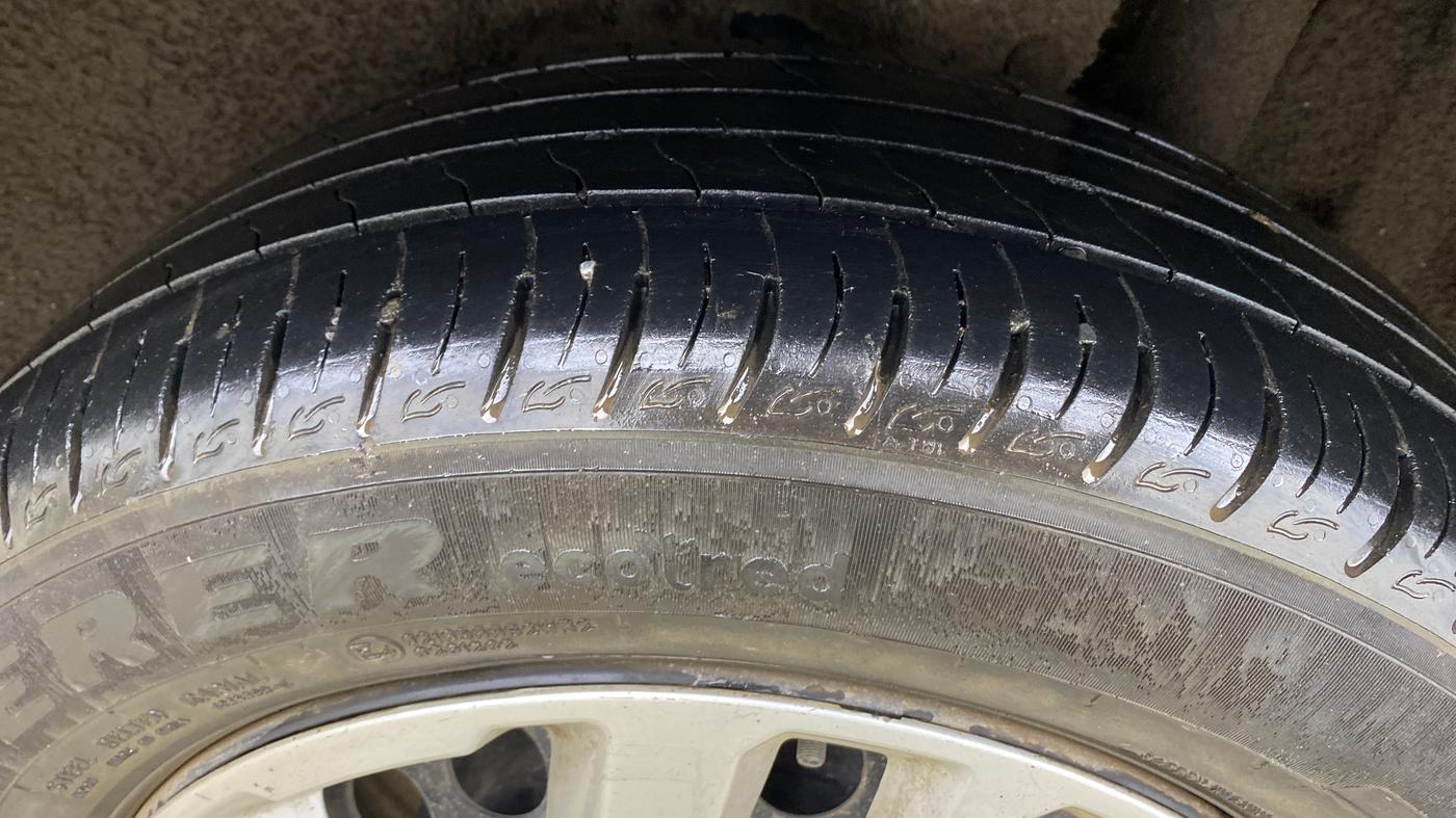 2020 Maruti Vitara Brezza VXI, Petrol, Manual, 30,586 km, Left Rear Tyre Tread