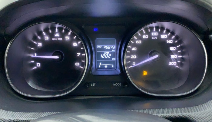 2018 Tata TIGOR XZ PLUS PETROL, Petrol, Manual, 45,842 km, Odometer Image