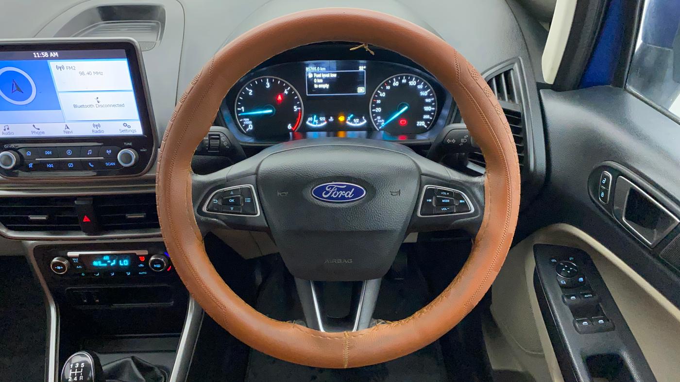 2020 Ford Ecosport TITANIUM 1.5L DIESEL, Diesel, Manual, 85,828 km, Steering Wheel Close Up