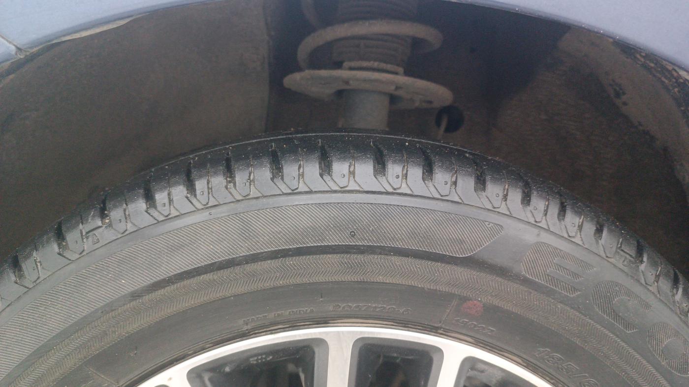 2020 Maruti Dzire ZXI Plus, Petrol, Manual, 63,066 km, Left Front Tyre Tread
