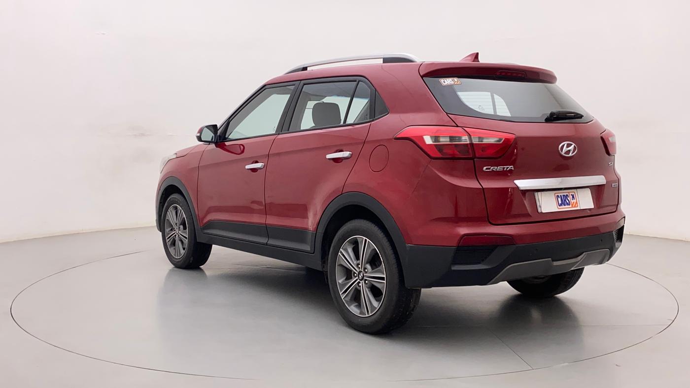 2016 Hyundai Creta SX PLUS AT 1.6 PETROL, Petrol, Automatic, 97,183 km, Left Back Diagonal