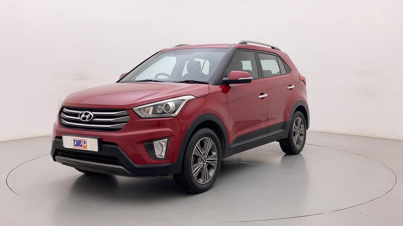 2016 Hyundai Creta SX PLUS AT 1.6 PETROL, Petrol, Automatic, 97,183 km, Left Front Diagonal