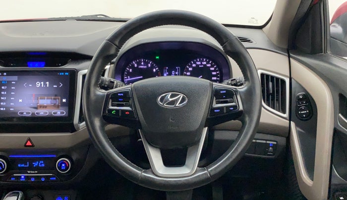 2016 Hyundai Creta SX PLUS AT 1.6 PETROL, Petrol, Automatic, 97,183 km, Steering Wheel Close Up