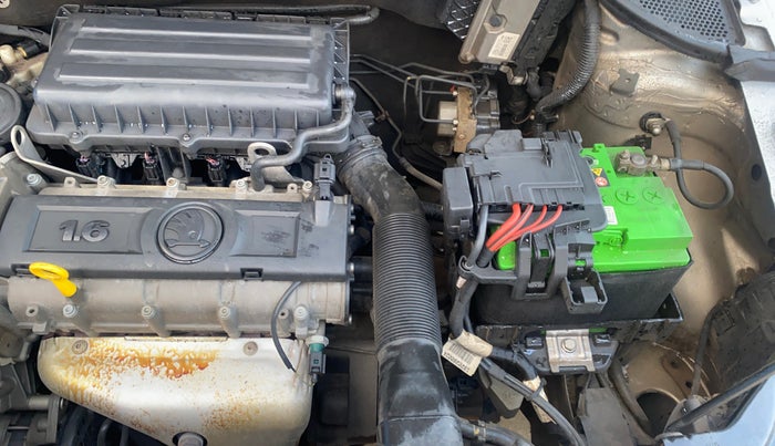 2019 Skoda Rapid STYLE 1.6 MPI, Petrol, Manual, 1,17,061 km, Engine View - Left