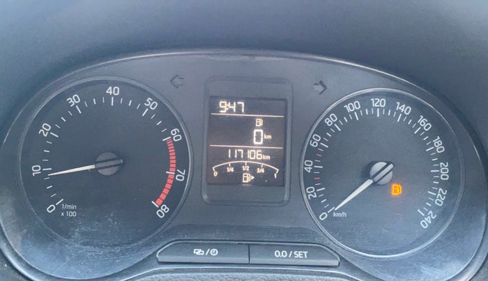 2019 Skoda Rapid STYLE 1.6 MPI, Petrol, Manual, 1,17,061 km, Odometer Image