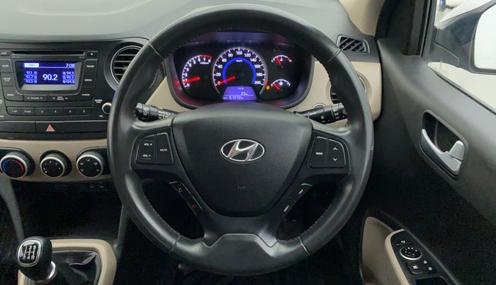 2016 Hyundai Grand i10 ASTA 1.2 KAPPA VTVT, Petrol, Manual, 61,072 km, Steering Wheel Close Up