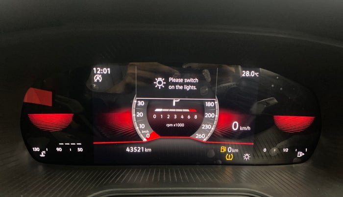2023 Skoda KUSHAQ MONTE CARLO 1.0L TSI AT, Petrol, Automatic, 43,486 km, Odometer Image