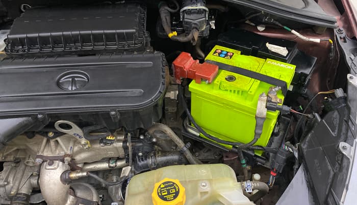 2022 Tata TIGOR XZA PLUS PETROL, Petrol, Automatic, 58,683 km, Engine View - Left