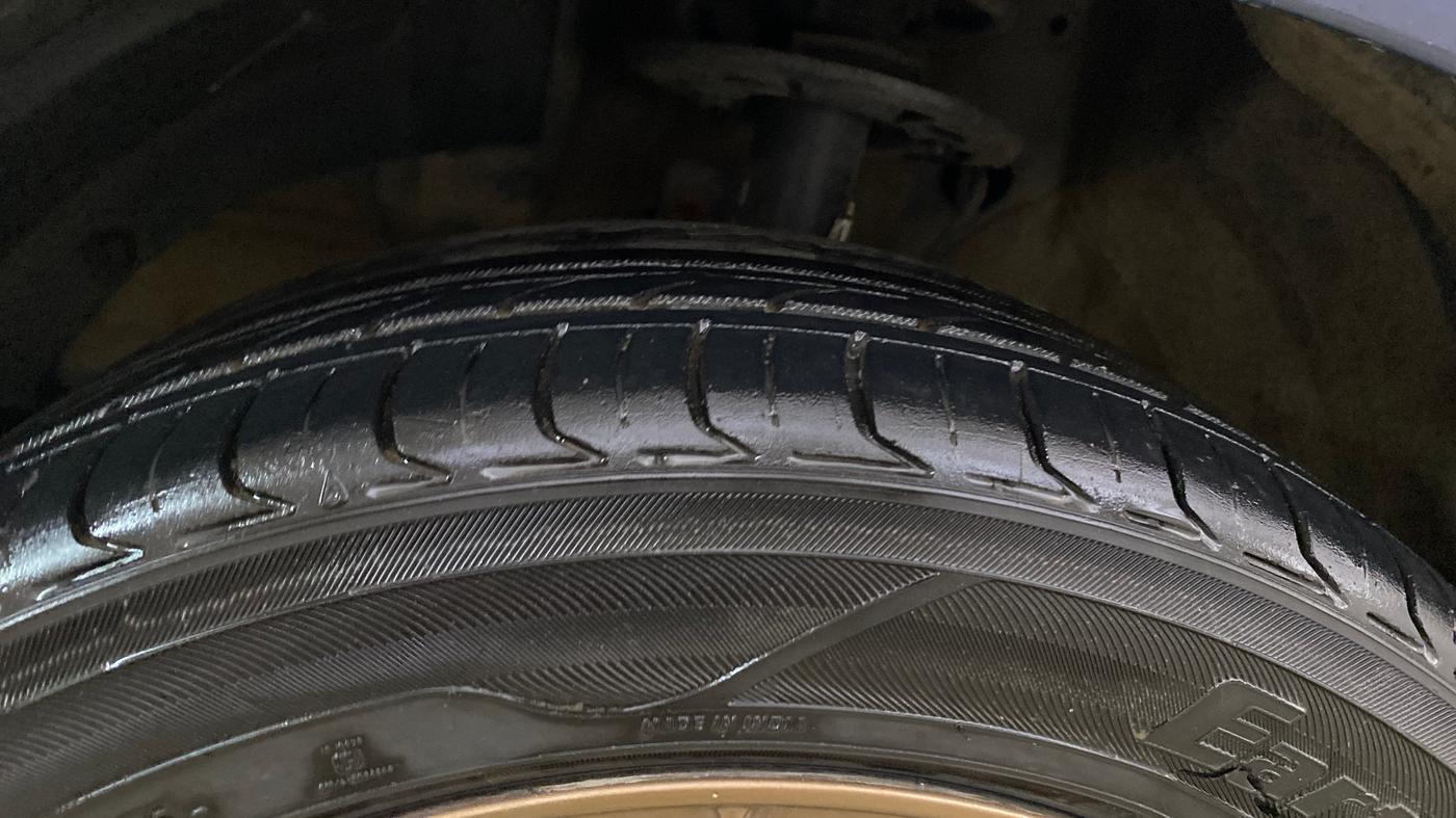 2022 Maruti Baleno ZETA 1.2 AGS, Petrol, Automatic, 55,207 km, Left Front Tyre Tread