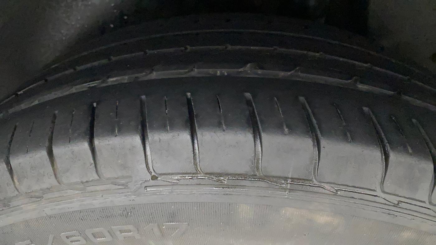 2018 Hyundai Creta SX AT 1.6 PETROL, Petrol, Automatic, 69,729 km, Left Rear Tyre Tread