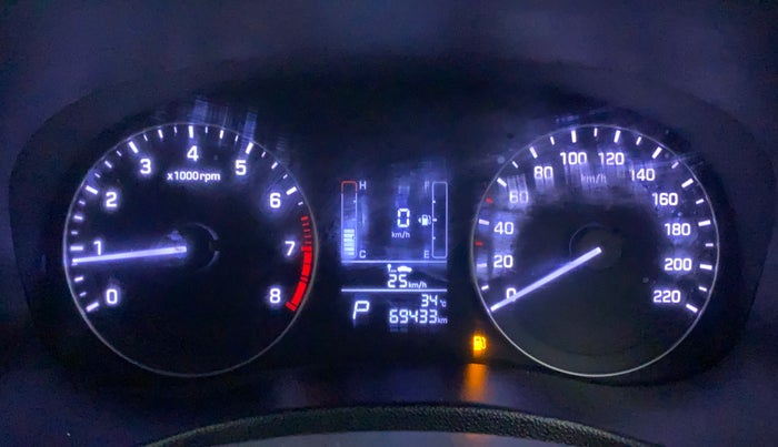 2018 Hyundai Creta SX AT 1.6 PETROL, Petrol, Automatic, 69,729 km, Odometer Image