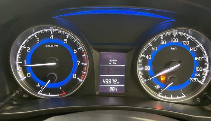 2017 Maruti Baleno DELTA PETROL 1.2, Petrol, Manual, 43,974 km, Odometer Image