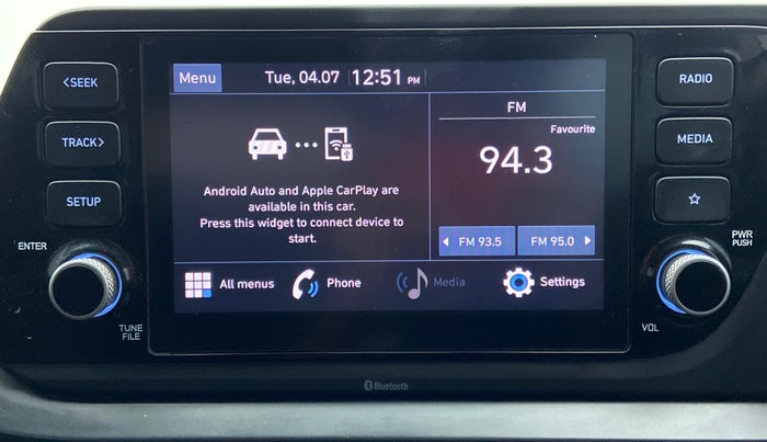 2021 Hyundai NEW I20 N LINE N6 1.0 TURBO GDI IMT, Petrol, Manual, 45,965 km, Infotainment System