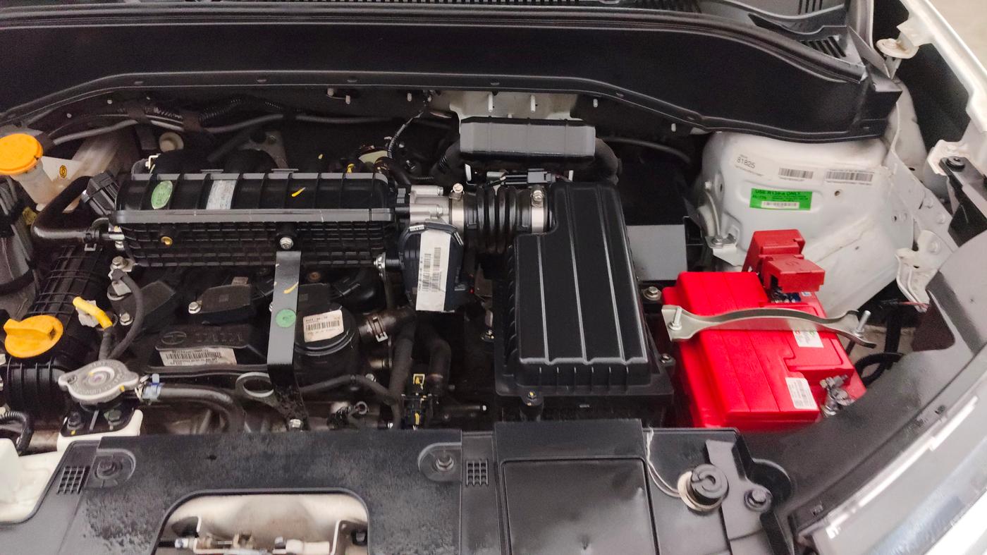 2024 Tata PUNCH CREATIVE AMT 1.2 RTN DUAL TONE, Petrol, Automatic, 9,649 km, Engine View - Left