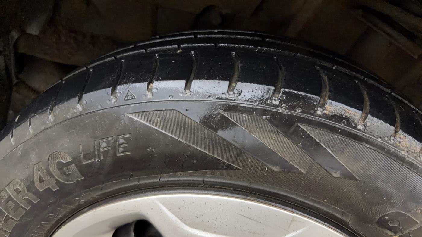 2018 Tata TIGOR XTA PETROL, Petrol, Automatic, 48,209 km, Left Rear Tyre Tread