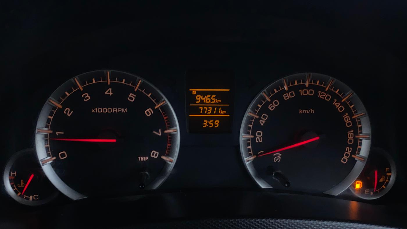2017 Maruti Swift VXI, Petrol, Manual, 77,282 km, Odometer Image