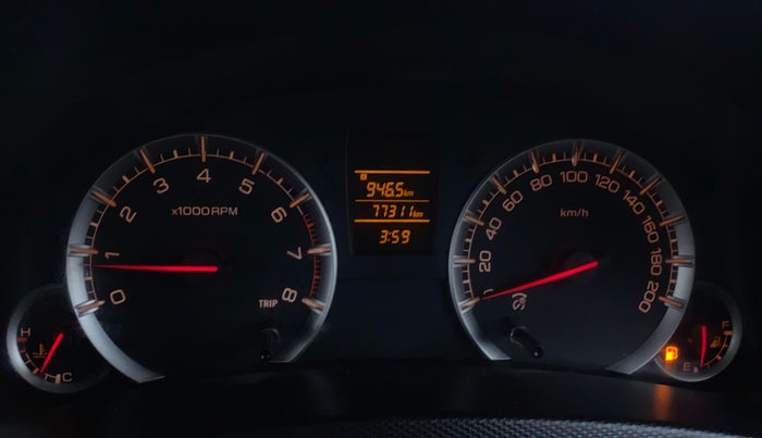 2017 Maruti Swift VXI, Petrol, Manual, 77,282 km, Odometer Image