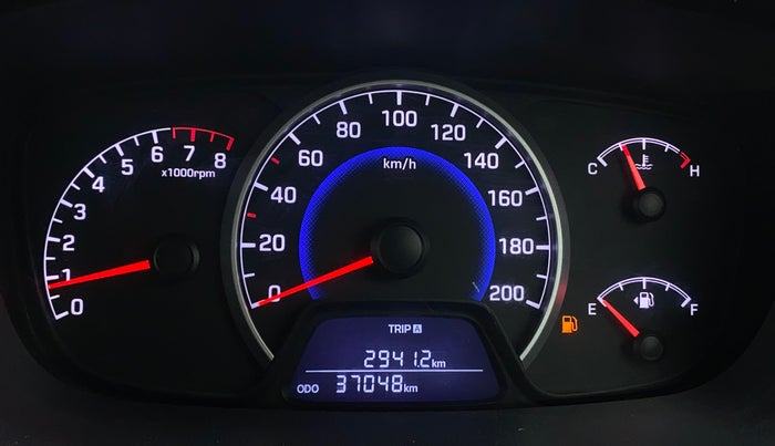 2018 Hyundai Grand i10 SPORTZ 1.2 KAPPA VTVT DUAL TONE, Petrol, Manual, 37,040 km, Odometer Image
