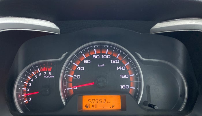 2017 Maruti Alto K10 VXI, Petrol, Manual, 58,552 km, Odometer Image