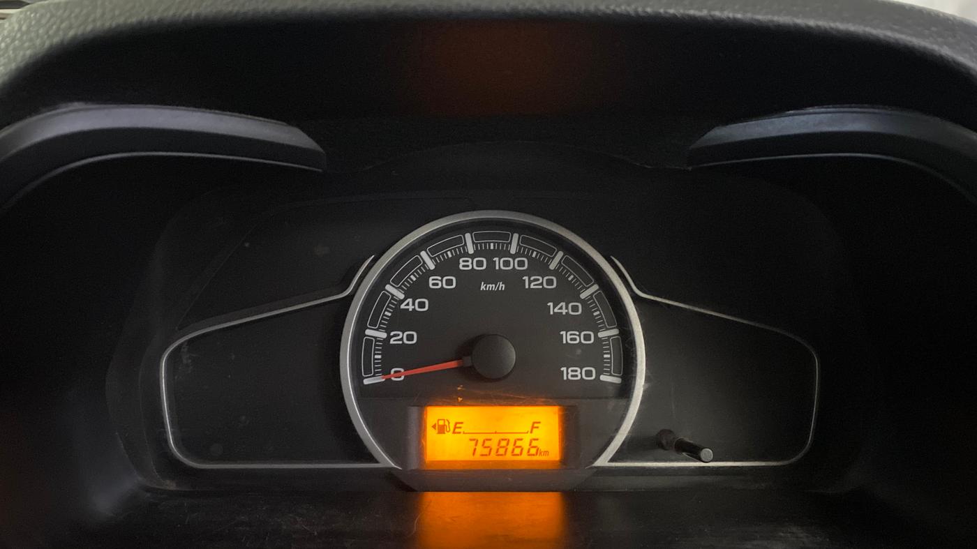 2020 Maruti Alto VXI, Petrol, Manual, 75,860 km, Odometer Image
