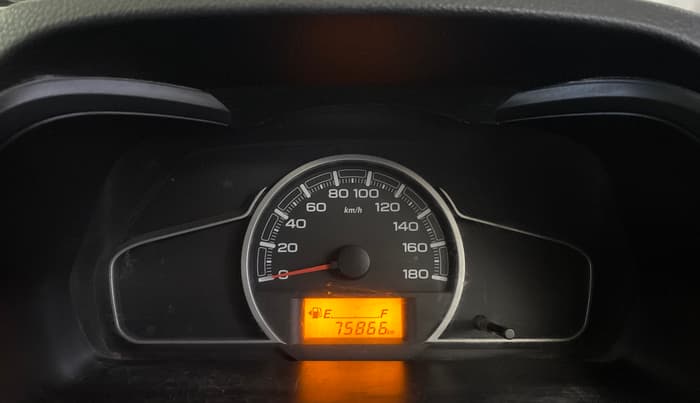2020 Maruti Alto VXI, Petrol, Manual, 75,860 km, Odometer Image