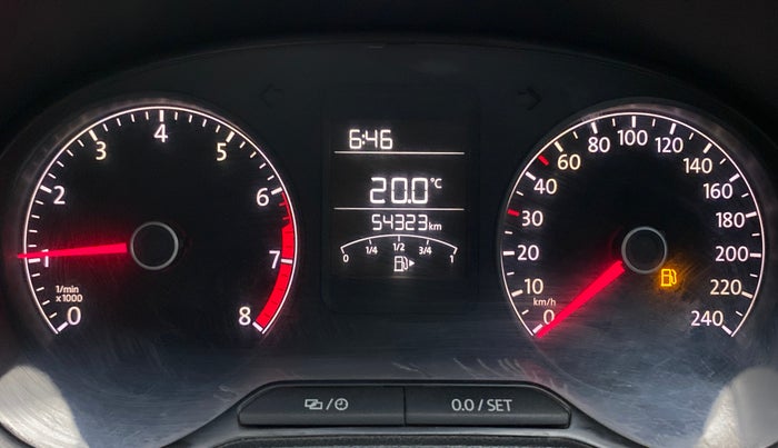 2020 Volkswagen Polo TRENDLINE 1.0L, Petrol, Manual, 54,715 km, Odometer Image