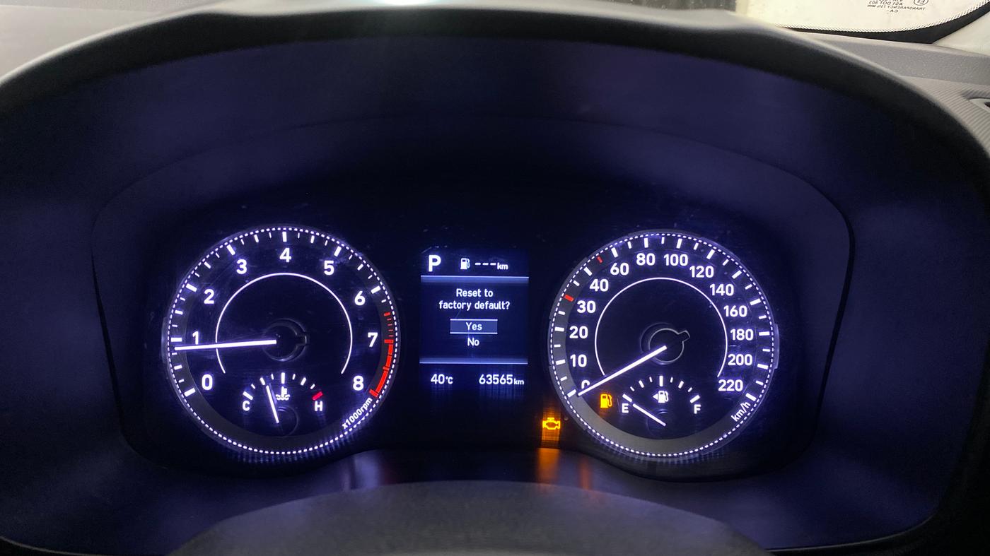 2019 Hyundai VENUE SX PLUS 1.0 TURBO DCT, Petrol, Automatic, 63,610 km, Odometer Image