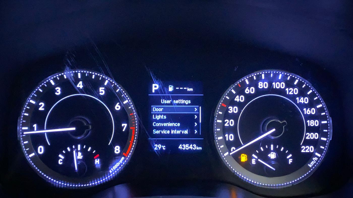 2019 Hyundai VENUE SX PLUS 1.0 TURBO DCT, Petrol, Automatic, 43,611 km, Odometer Image