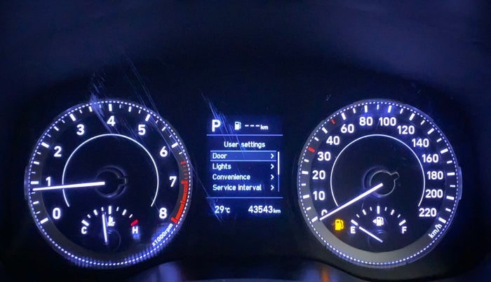 2019 Hyundai VENUE SX PLUS 1.0 TURBO DCT, Petrol, Automatic, 43,611 km, Odometer Image