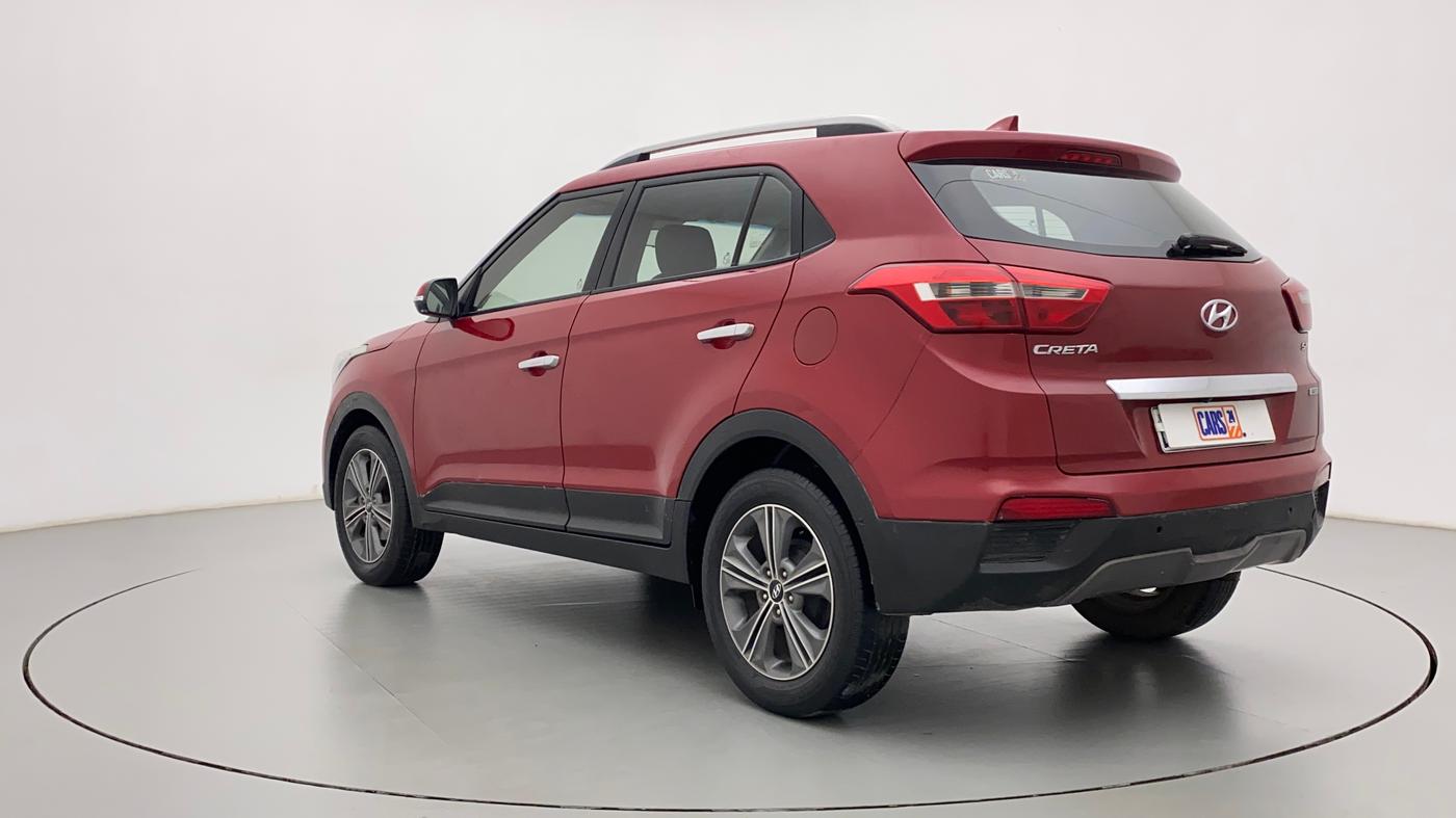 2016 Hyundai Creta SX PLUS AT 1.6 PETROL, Petrol, Automatic, 52,287 km, Left Back Diagonal