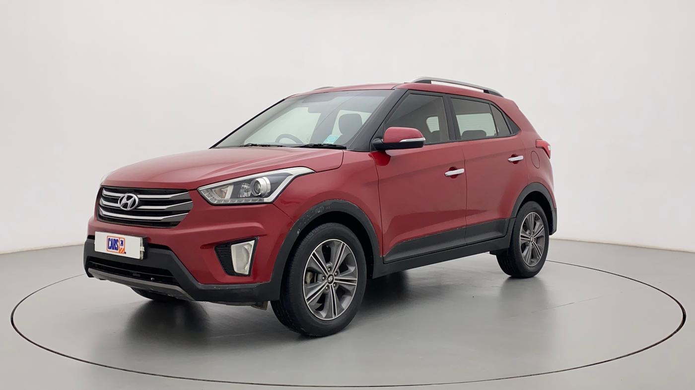 2016 Hyundai Creta SX PLUS AT 1.6 PETROL, Petrol, Automatic, 52,287 km, Left Front Diagonal
