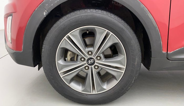 2016 Hyundai Creta SX PLUS AT 1.6 PETROL, Petrol, Automatic, 52,287 km, Left Front Wheel