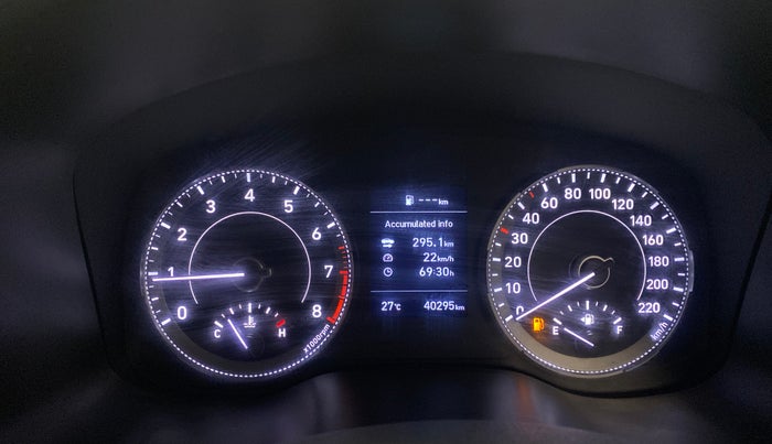 2021 Hyundai VENUE SX 1.0 TURBO, Petrol, Manual, 40,250 km, Odometer Image